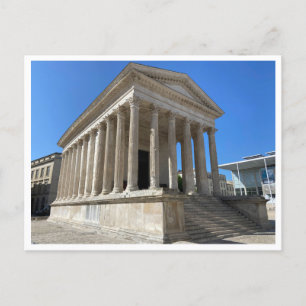 Postal Maison Carrée en Nîmes, Francia
