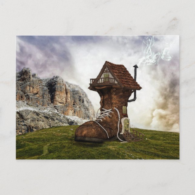 Postal Maison chaussure (Anverso)