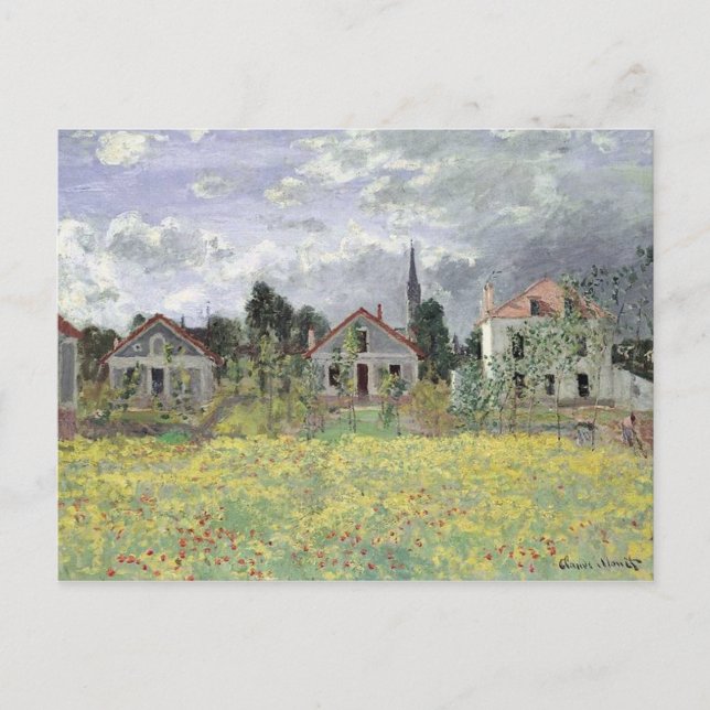 Postal Maisons d'Argenteuil (Anverso)