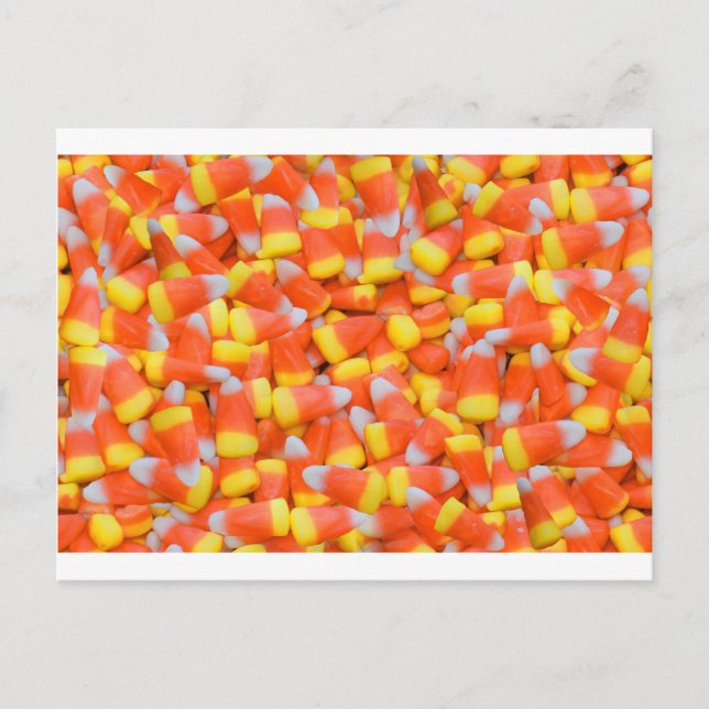 Postal maíz dulce de halloween (Anverso)