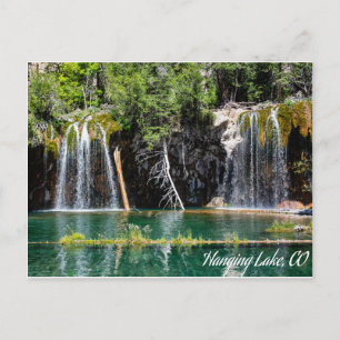 Postal Majestad del lago colgante