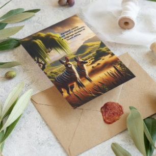 Postal Majestic Aardwolf Grasslands