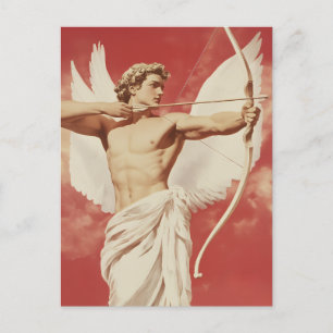 Postal Majestic Angelic Archer - Un símbolo de amor y pas