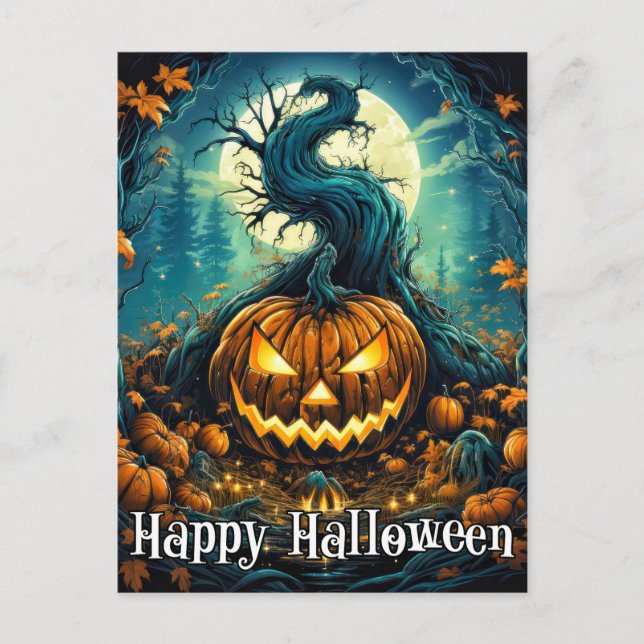 Postal Majestic Nefarious Happy Halloween (Anverso)