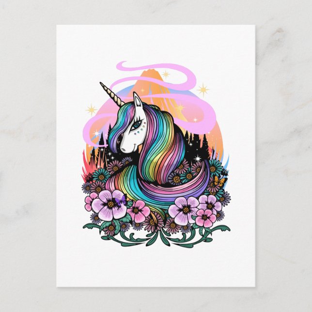 Postal Majestic Unicorn (Anverso)