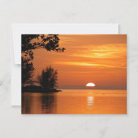 Majestuosa puesta de sol en los Cayos de Florida