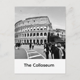Postal Majestuoso Coliseo Romano: Arquitectura icónica al
