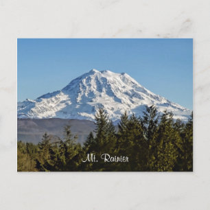 Postal Majestuoso Mt. Rainier