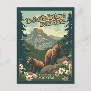 Postal Majestuoso Pacífico Noroeste