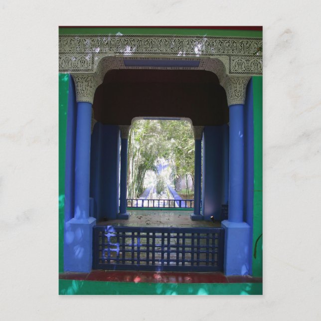 Postal Majorelle Marrakesh (Anverso)