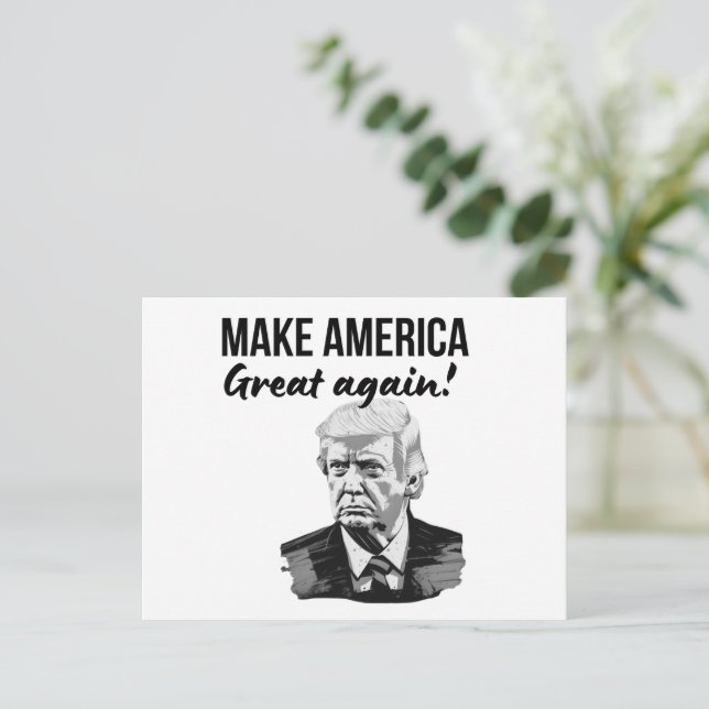 Postal Make America Great Again 2024 (Anverso de pie)
