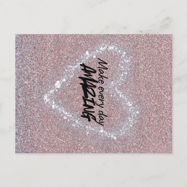 Postal Make every day Amazing (Anverso)