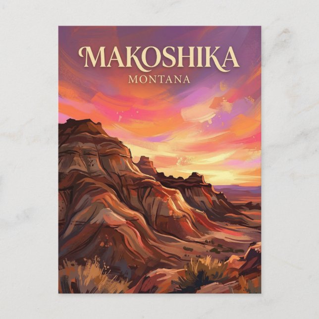 Postal Makoshika State Park Montana (Anverso)