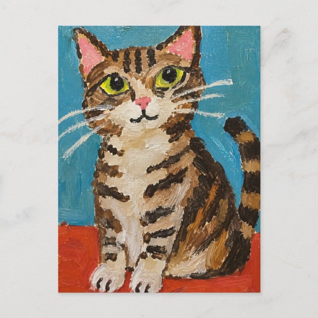 Postal Mal Arte #6: Gatito (Anverso)