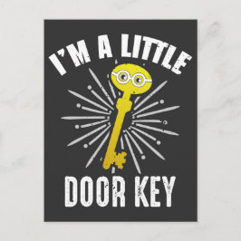 Postal Mal Pun Dad Chistes Soy Una Pequeña Llave