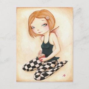 Postal Mal quequito - quequitos de fantasía de hadas