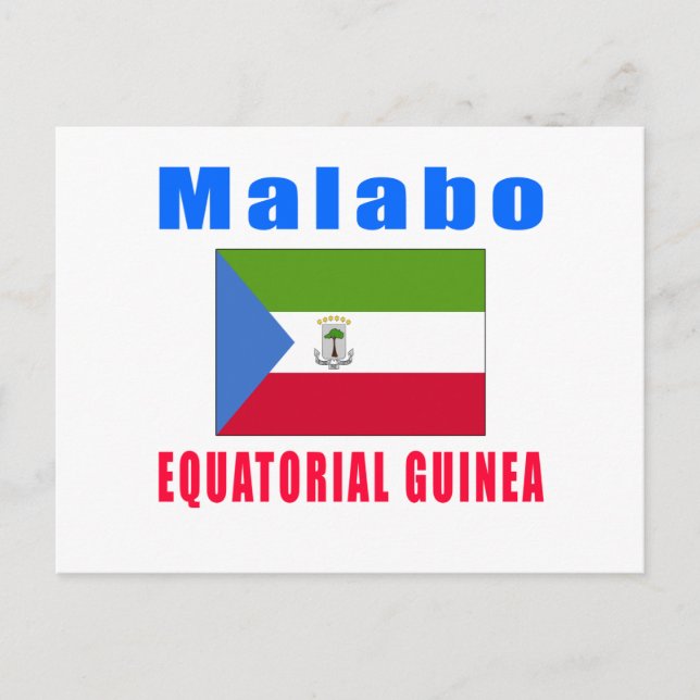 Postal Malabo diseños de la capital de Guinea Ecuatorial