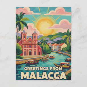 Postal Malaca Malasia