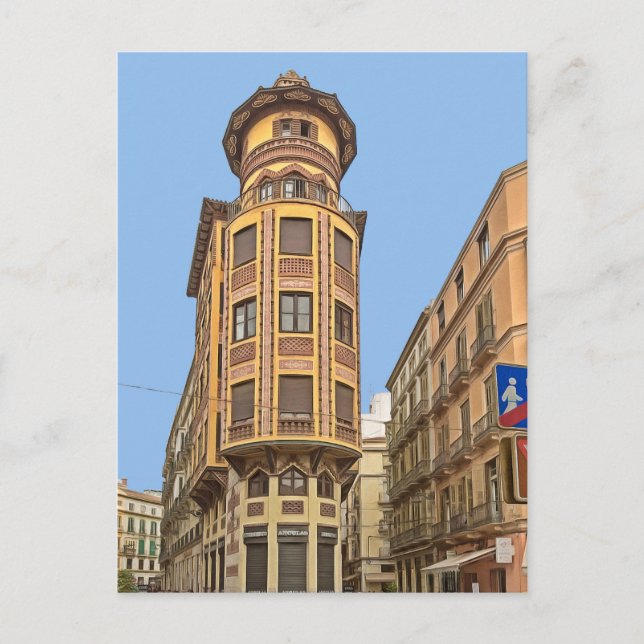 Postal Málaga. #11. (Anverso)