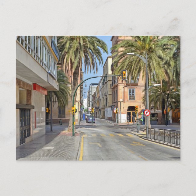 Postal Málaga. #14. (Anverso)