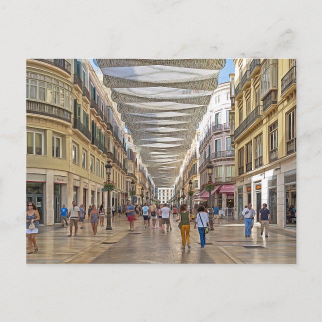 Postal Málaga. #19. (Anverso)