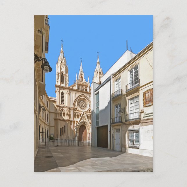 Postal Málaga. #2. (Anverso)