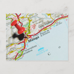 Postal Málaga, España