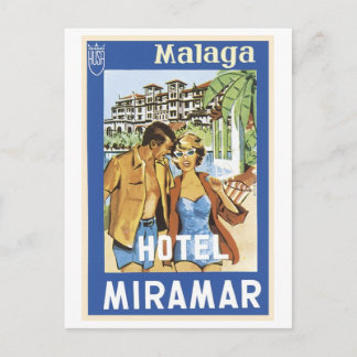 Postal Málaga Hotel Miramar