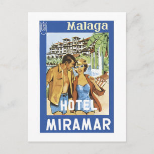 Postal Málaga Hotel Miramar