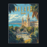 Postal Málaga - Sol, Mar y Encanto Español<br><div class="desc">Captura el vibrante espíritu de Málaga con nuestra impresionante postal. Con emblemáticos lugares como la fortaleza de la Alcazaba,  el Museo Picasso y la hermosa playa de Malagueta,  esta postal es el recuerdo perfecto para recordar tu escapada soleada a la Costa del Sol.</div>