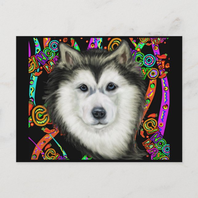 Postal Malamute de Alaska   (Anverso)