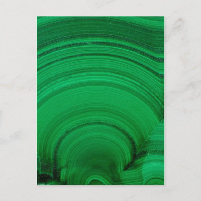 Postal Malaquita Verde en Primer Plano (Anverso)