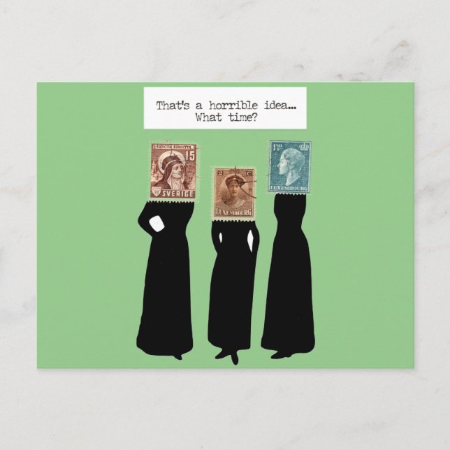 Postal malas ideas (Anverso)