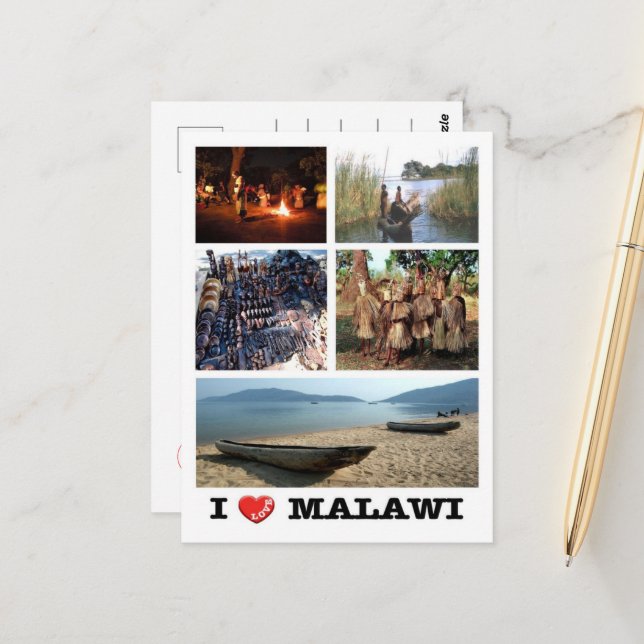 Postal Malawi - Amo - (Anverso/Reverso In Situ)