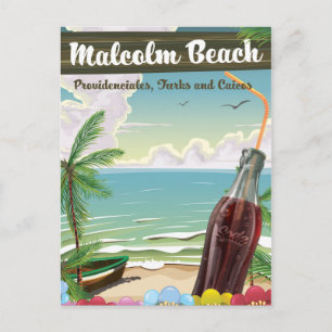 Postal Malcolm Beach, Providenciales, Turcas y Caicos