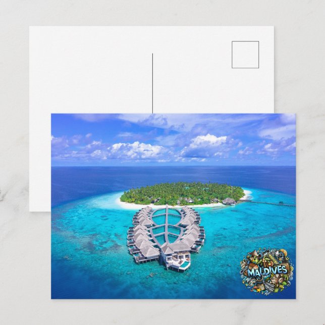 Postal Maldivas (Anverso / Reverso)