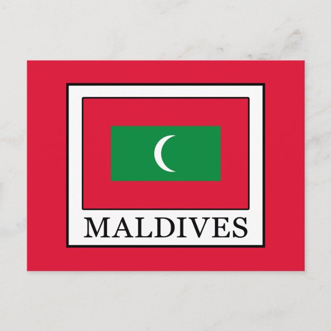 Postal Maldivas (Anverso)
