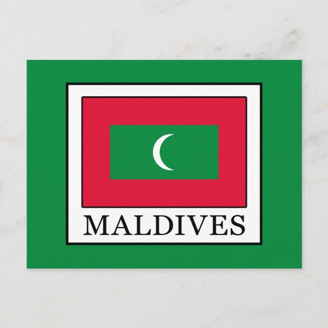 Postal Maldivas (Anverso)