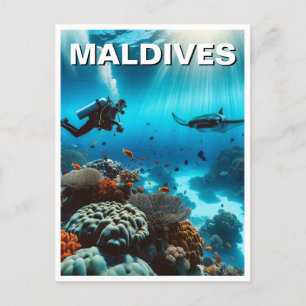 Postal Maldivas: Viajes de buceo en Scuba