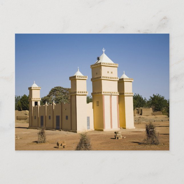 Postal Mali, Bamako. Mezquita, calle Bamako-Djenne (Anverso)