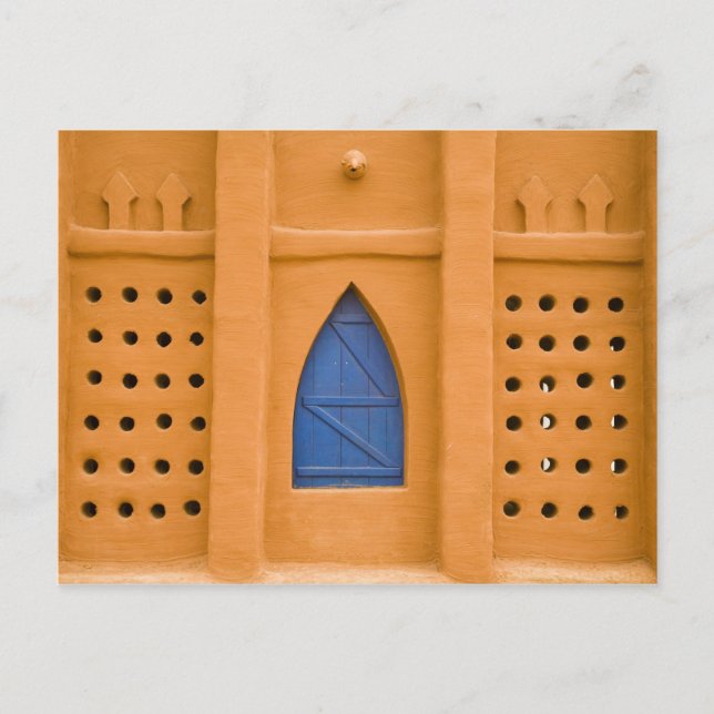 Postal Mali, Segou. Edificio tradicional de ladrillo de b (Anverso)