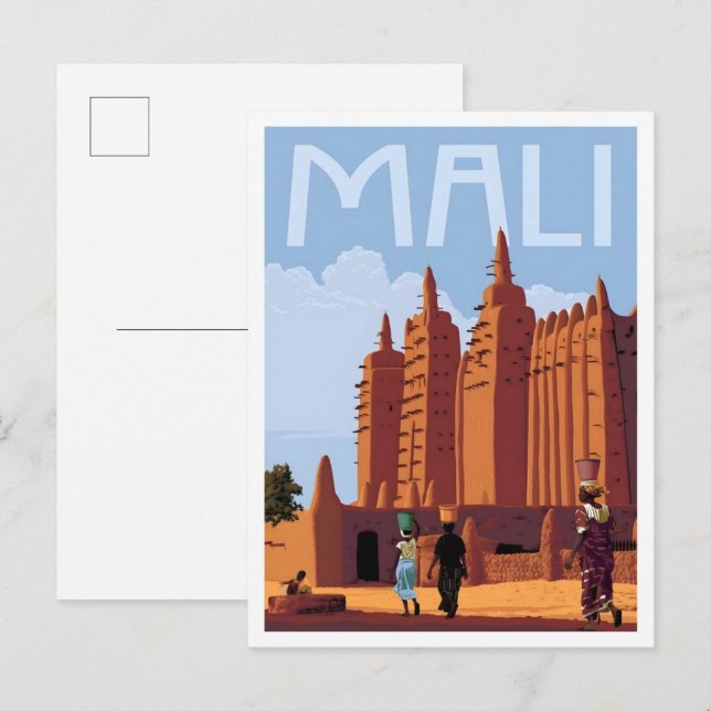 Postal Mali Viajes Vintage  (Anverso / Reverso)