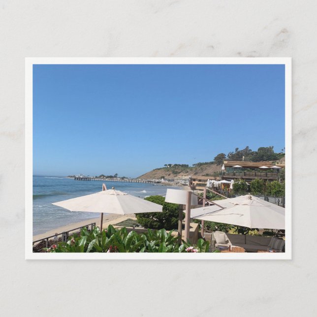 Postal Malibu, CA (Anverso)