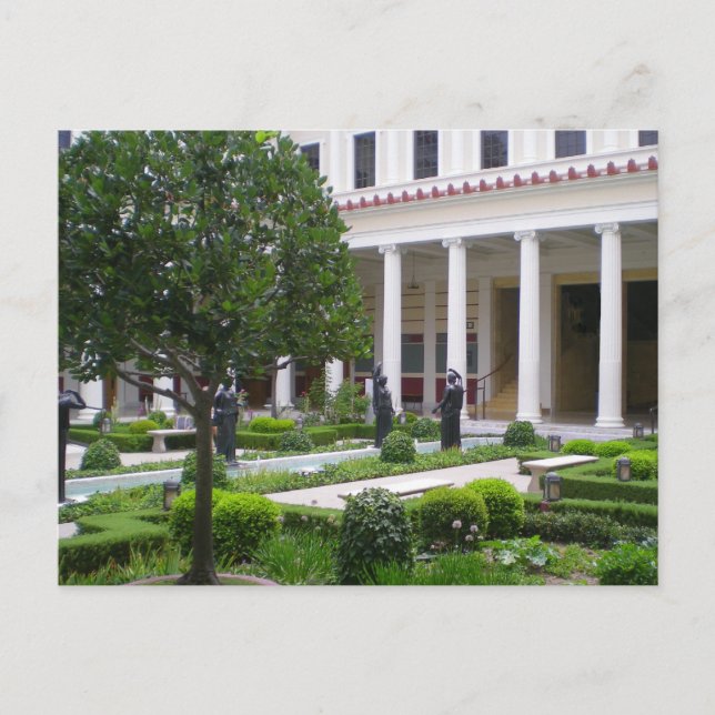 Postal Malibu California Art Villa (Anverso)