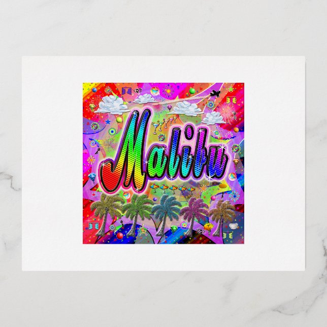 Postal Malibu Vista Express (Anverso)