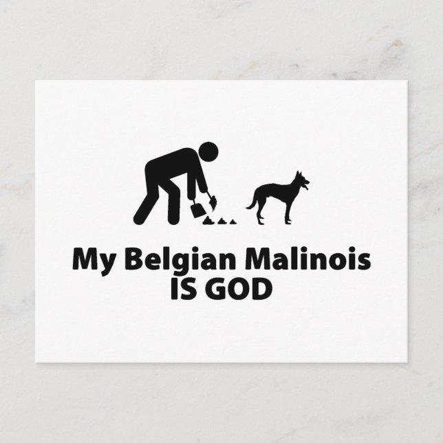 Postal Malinois Belga (Anverso)
