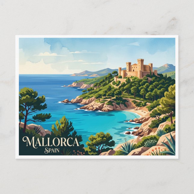 Postal Mallorca Capdepera España (Anverso)