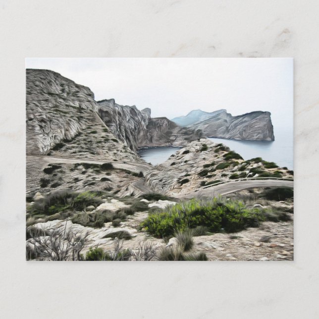Postal Mallorca - El fin del mundo (Anverso)