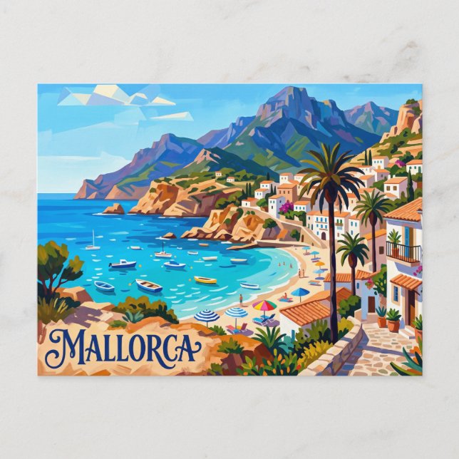 Postal Mallorca España (Anverso)