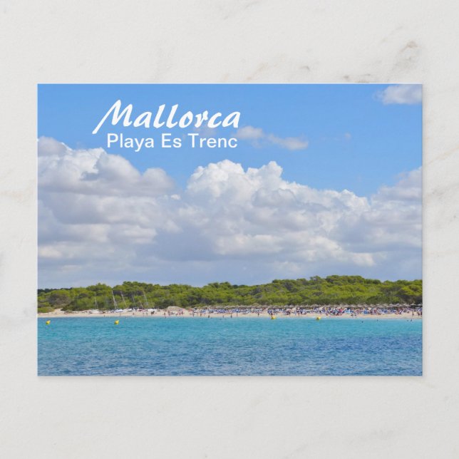 Postal Mallorca, Playa Es Trenc - Postcard (Anverso)